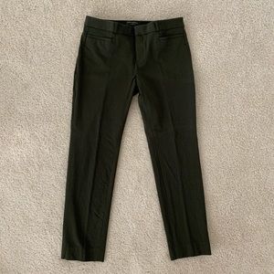 Green Slim Pants by Banana Republic